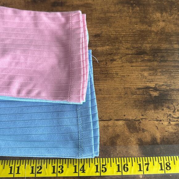 Rue 21 Spaghetti Tank Top Cropped 3 Set XS Small Pink Blue Cherries Y2K Festival - Picture 4 of 7